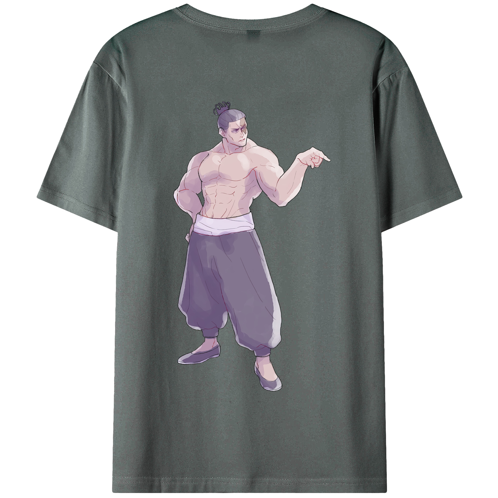 （画像用） 呪術廻戦 Jujutsu Kaisen 綿100％半袖Tシャツ（背面プリント）